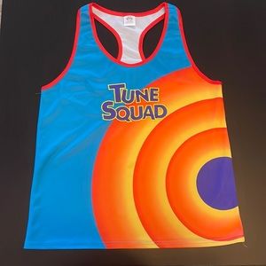 Womens Large Tune Squad Top Basketball with Lola bunny ear scrunchie & tail